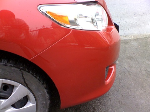 Down with scratches  Go ahead and paint  - Toyota Corolla 18 L 2008