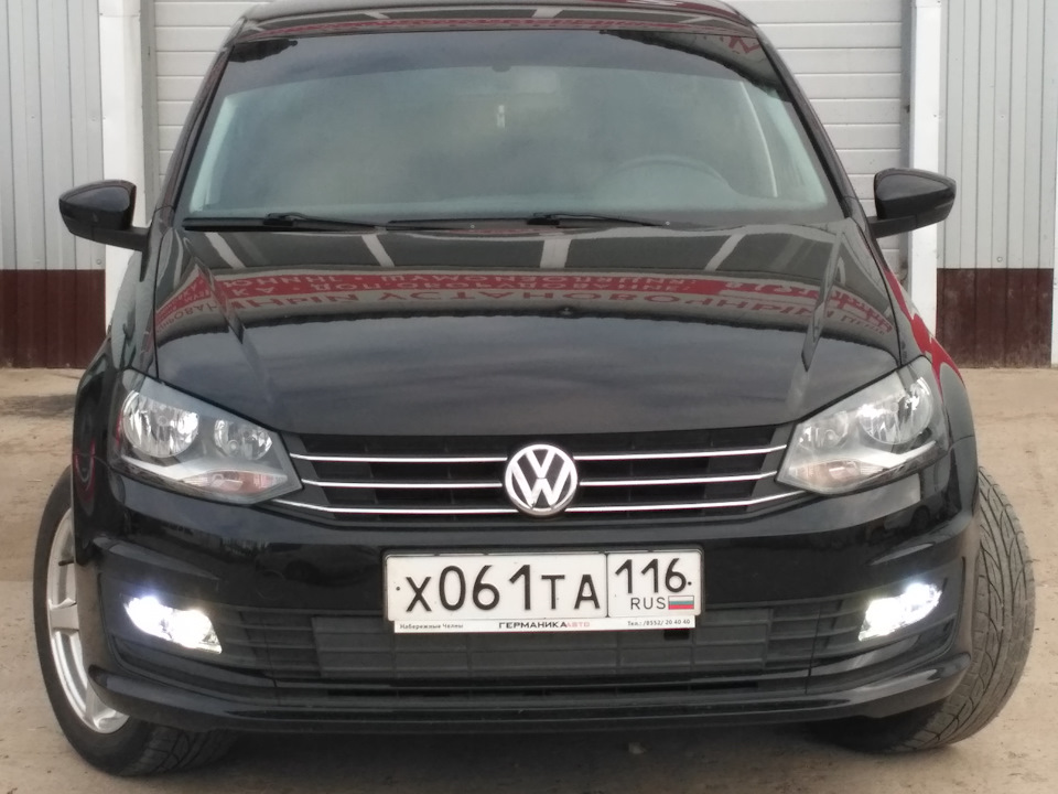 Туманки в поло рестаил — Volkswagen Polo Sedan, 1,6 л, 2016 года ...
