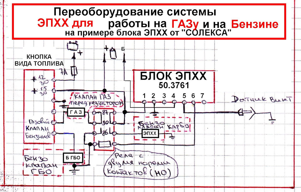 Блок управления эпхх схема