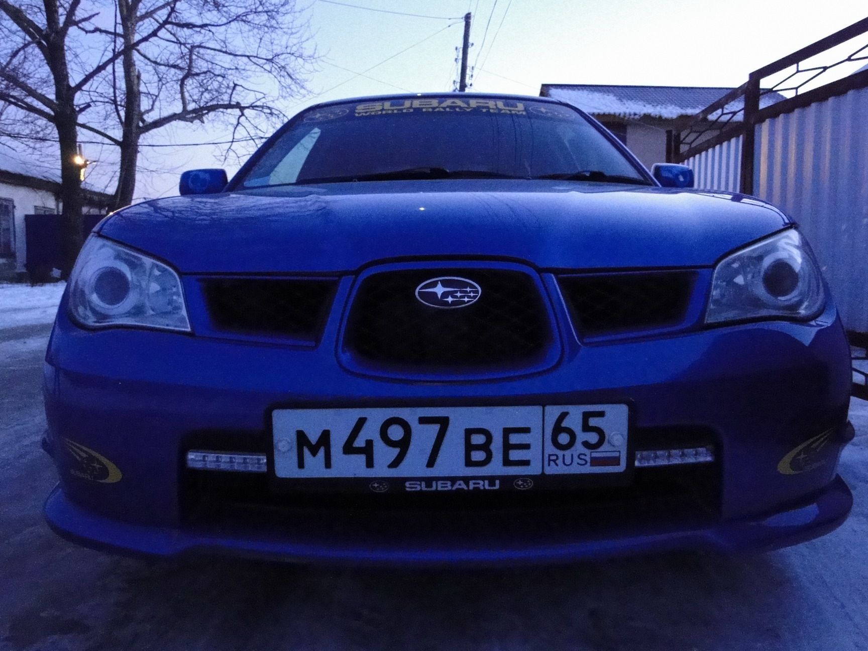 LED DRL — Subaru Impreza (GD, GG), 1,5 л., 2006 года | аксессуары | DRIVE2