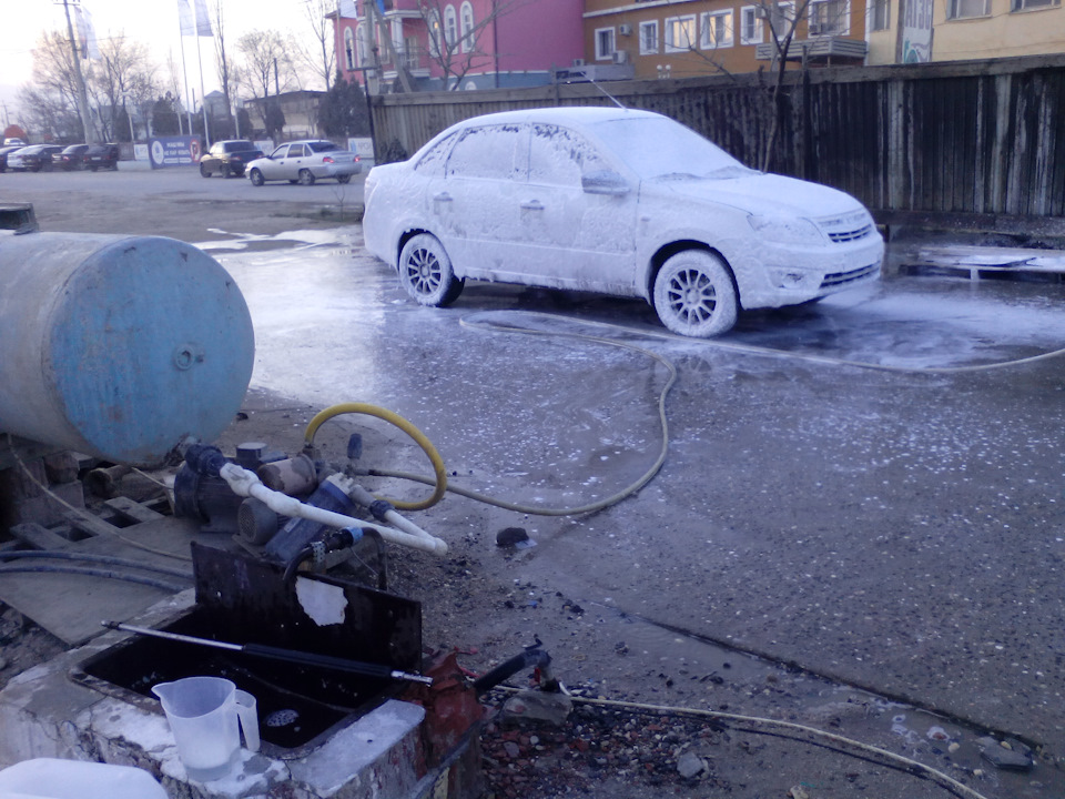 ошампунили)) — Lada Гранта (1G)