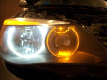 замена лампочки в фаре BMW e46