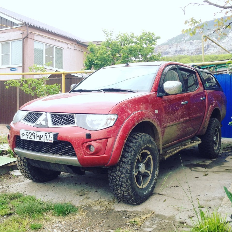 mitsubishi l200 33 колесах