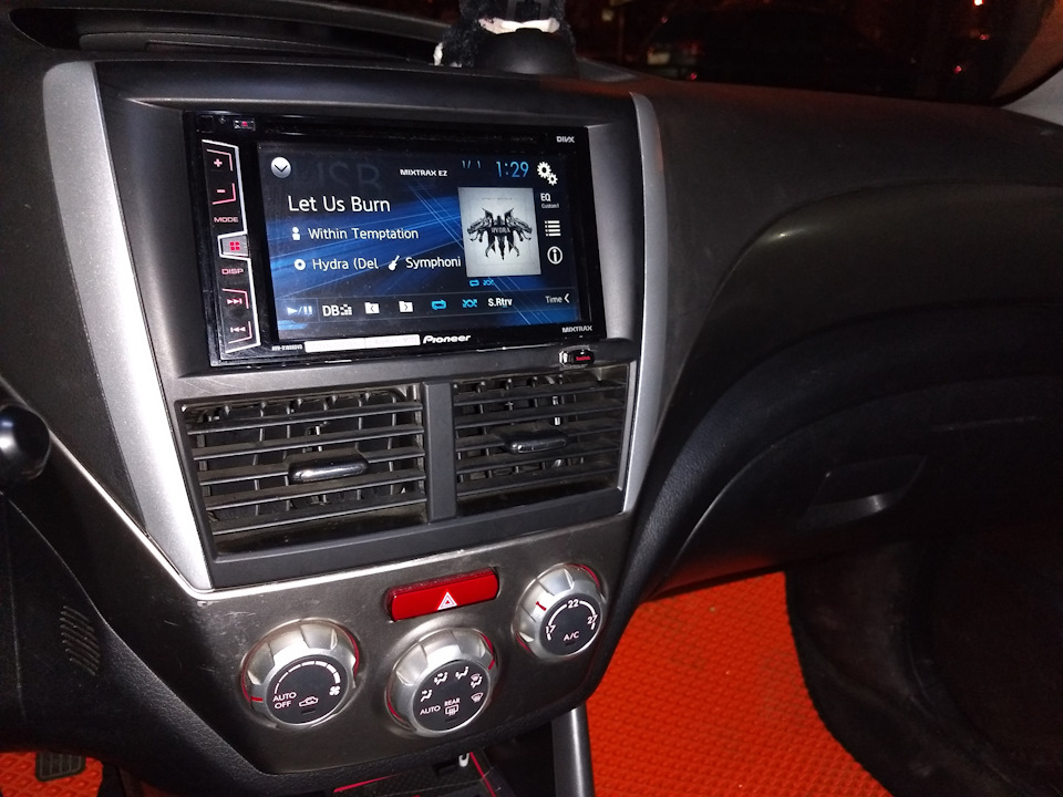 Замена ГУ на Пивомер. (Pioneer AVH-X1800DVD) — Subaru Forester (SH), 2 ...