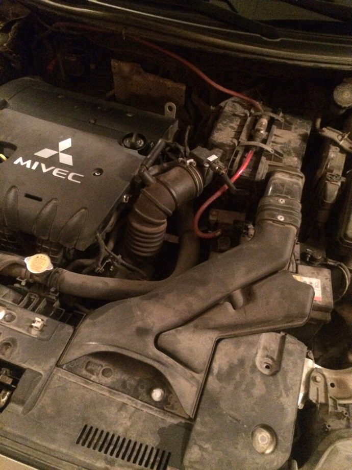 Чистка дросселя и его адаптация… — Mitsubishi Lancer X, 2 л, 2008 года ...