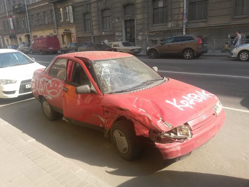 Брошенные автомобили в санкт петербурге