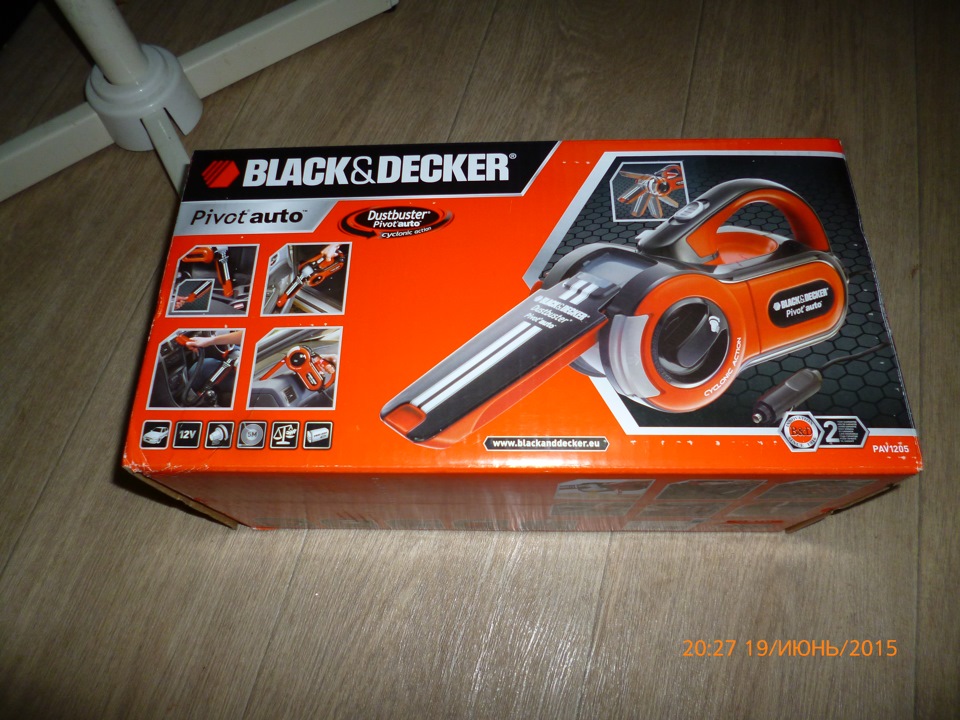 Купил автомобильный пылесос BLACK & DECKER GMB PAV 1205 — Lada 21120, 1 ...