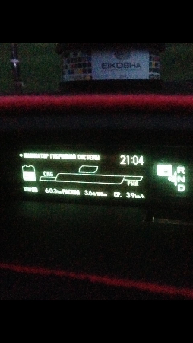 Расход приуса 30 в городе. — Toyota Prius (30), 1,8 л, 2010 года ...