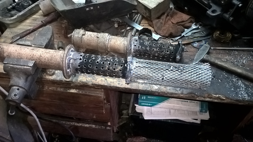 Малюсенькая победа над шумом выхлопа или самодельный резонатор ...