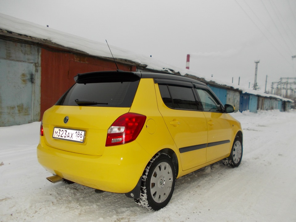 Накладки на колёсные арки — Skoda Fabia Mk2, 1,4 л, 2007 года ...
