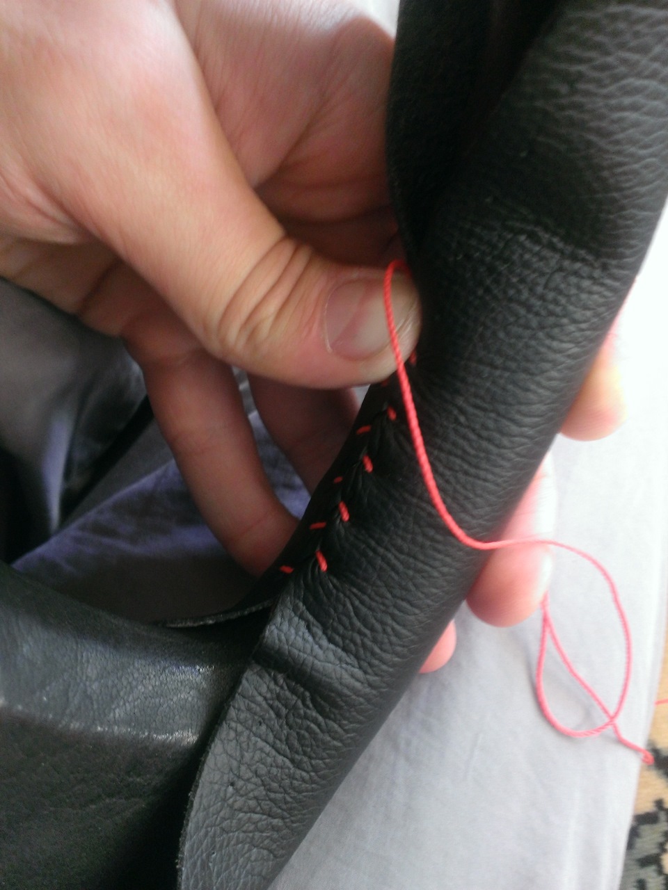 Новый ништячёк!))) Руль в студию! Перешивка руля в кожу. — Volkswagen ...