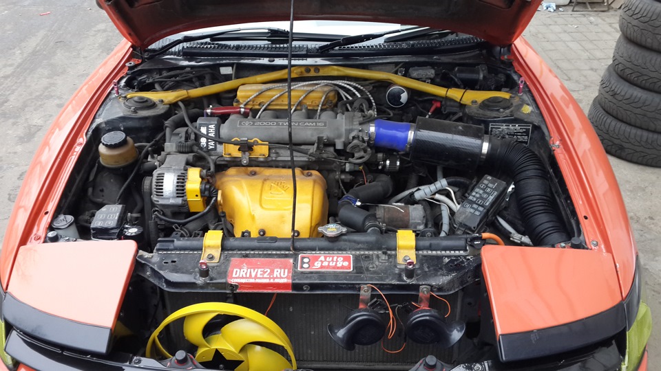 Аккумулятор в багажнике — Toyota Celica (180), 2 л, 1991 года | тюнинг ...