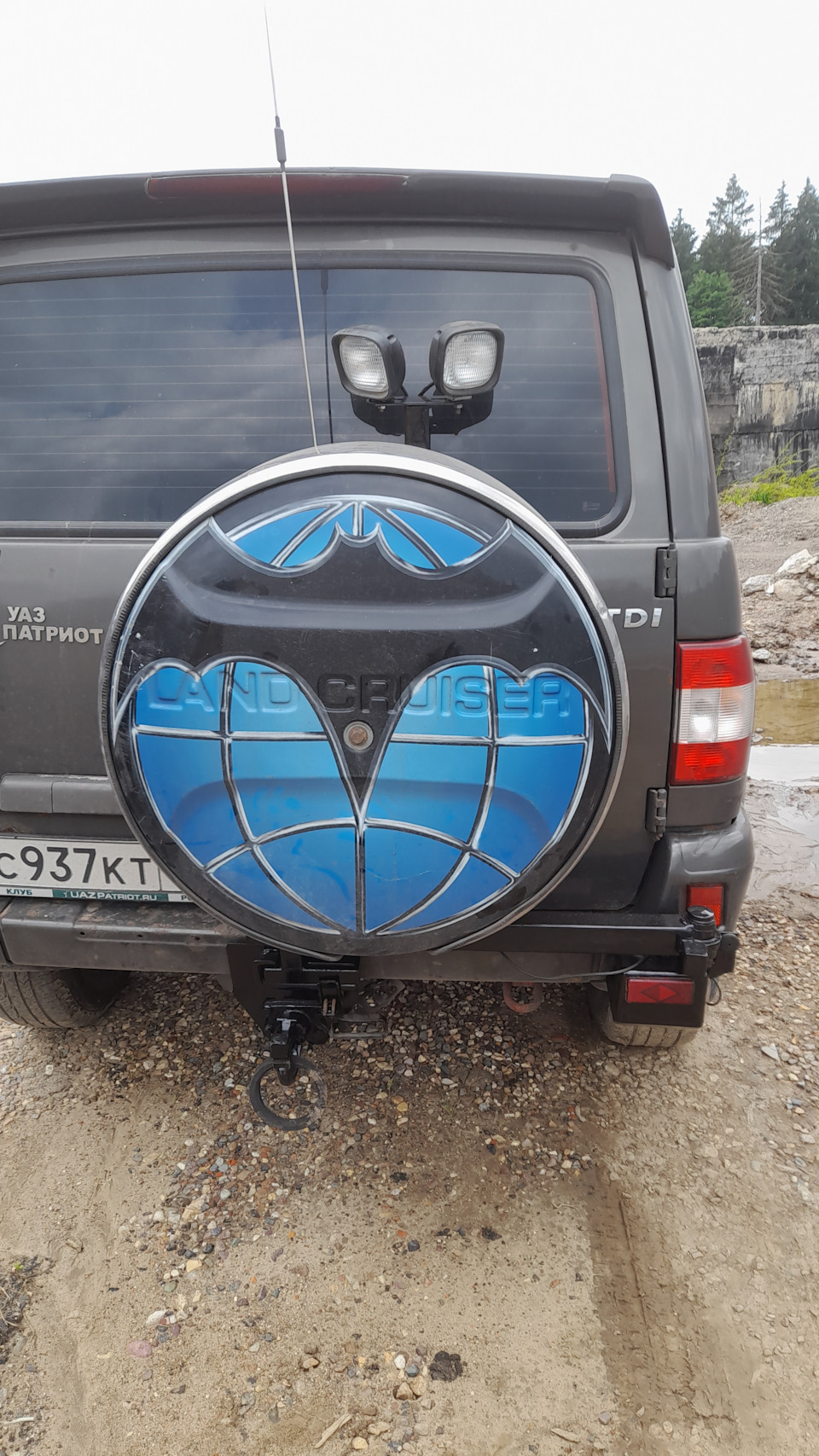 Калитка запаски. — УАЗ Patriot, 2,7 л, 2007 года | своими руками | DRIVE2