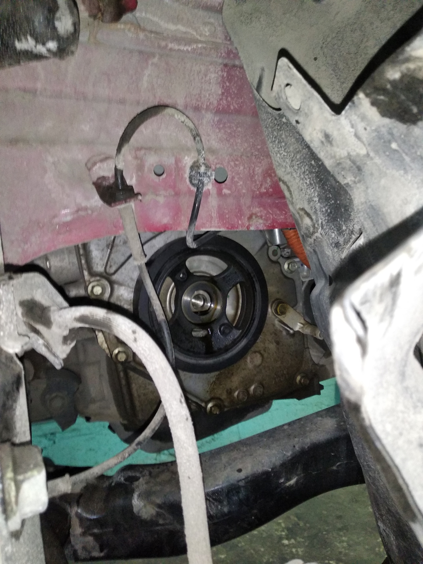 34. Потек передний сальник коленвала и не только… — Nissan Note e-Power ...