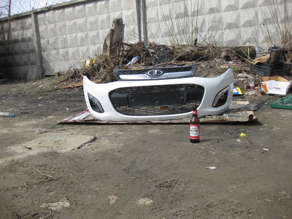 Противотуманки — Lada Калина Универсал (2G), 1,6 л, 2013 года ...