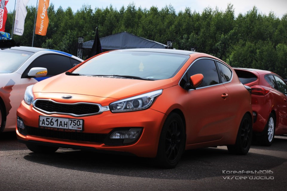 Оклейка пленкой — KIA Pro_Ceed (2G), 1,6 л, 2014 года | тюнинг | DRIVE2