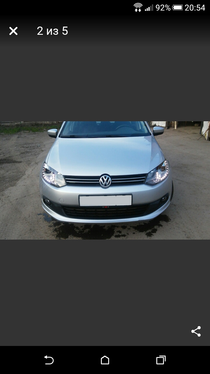 Куплю фары Valeo — Volkswagen Polo Sedan, 1,6 л, 2011 года | запчасти |  DRIVE2