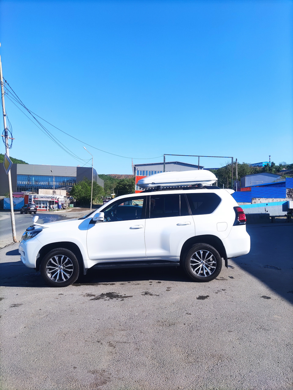 Капсула и поперечины INNO (+ дефлектор капота Airplex) — Toyota Land  Cruiser Prado 150-series, 2,7 л, 2019 года | аксессуары | DRIVE2