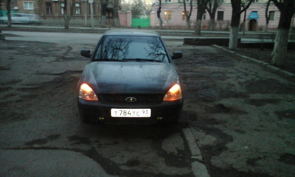 габариты "american style" — Lada Приора хэтчбек, 1,6 л, 2010 года ...