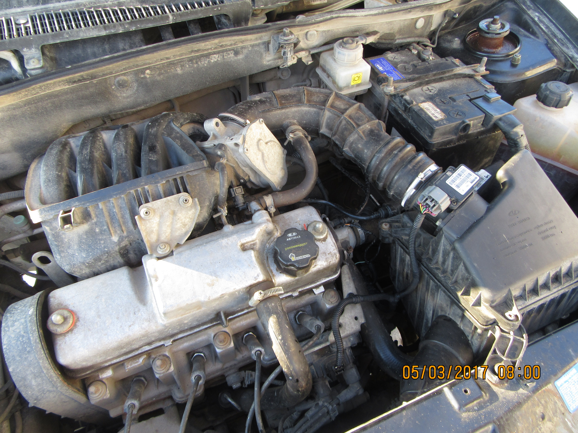 пробка в сод(система охлаждения двигателя) с эпг — LADA Калина ...
