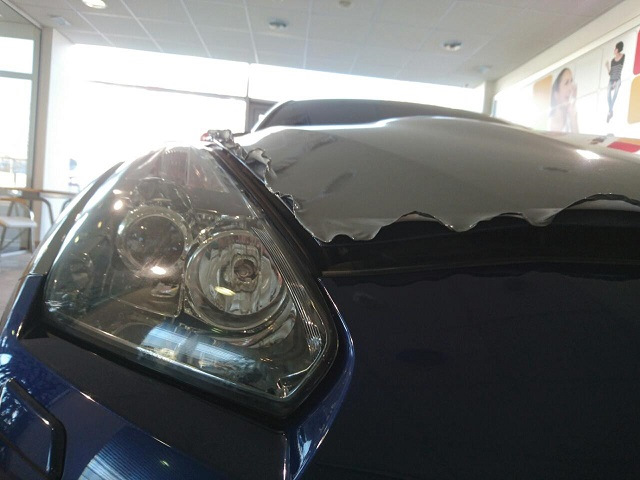 Демонтаж виниловой пленки с автомобиля Nissan GTR — AutoProTech на DRIVE2