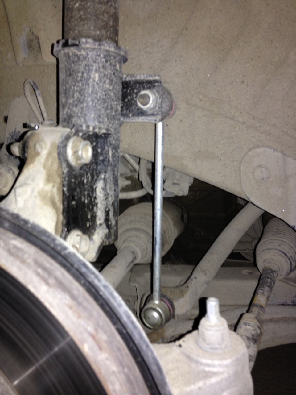 после установки не забываем затянуть все контр гайки на стойке спец ключом идущем в комплекте и протянуть все гайки. — Chevrolet Cruze (1G)