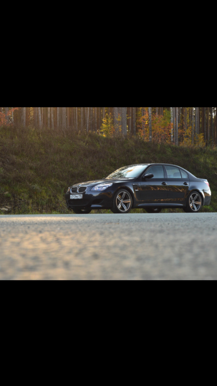 м5е60 на родных просторах — BMW M5 (E60), 5 л, 2008 года | фотография ...
