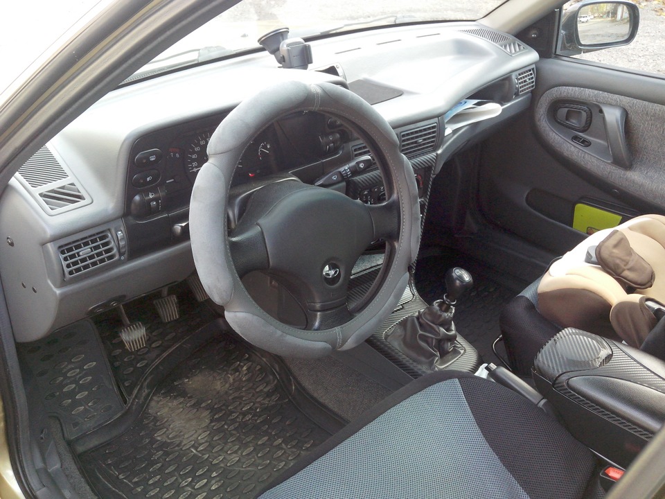 Установка универсального подлокотника. — Daewoo Nexia (2G), 1,5 л, 2006 ...