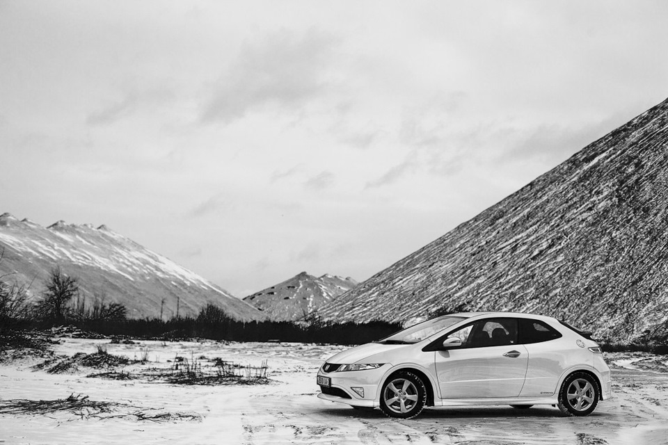 Фото-сет горы часть 2 черно-белые — Honda Civic 5D (8G), 1,4 л., 2010 ...