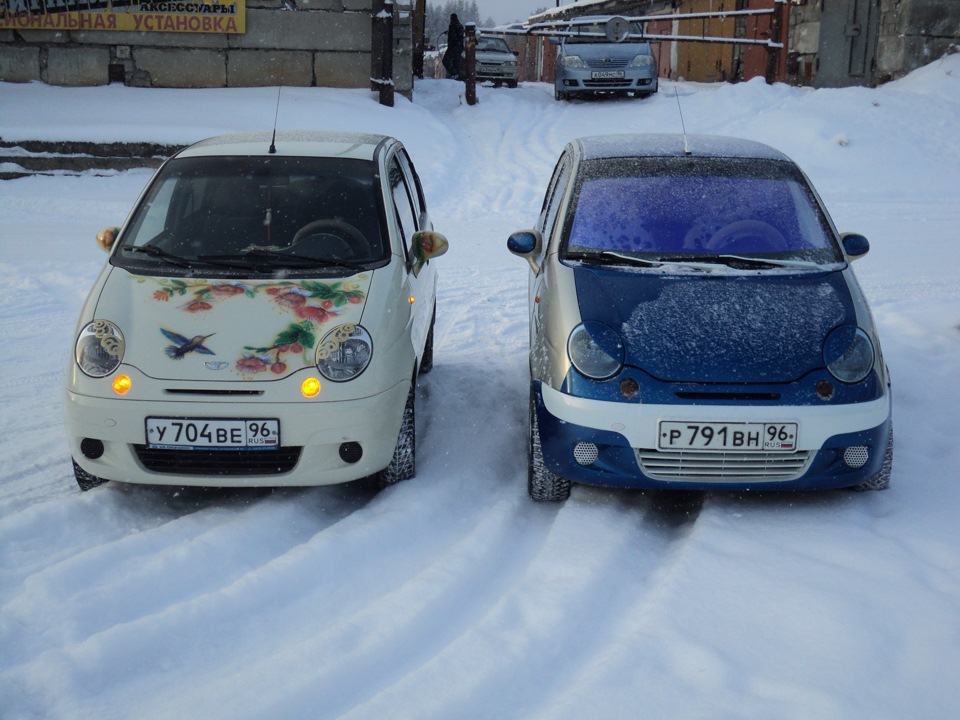 Аэрография на Daewoo Matiz на Красном