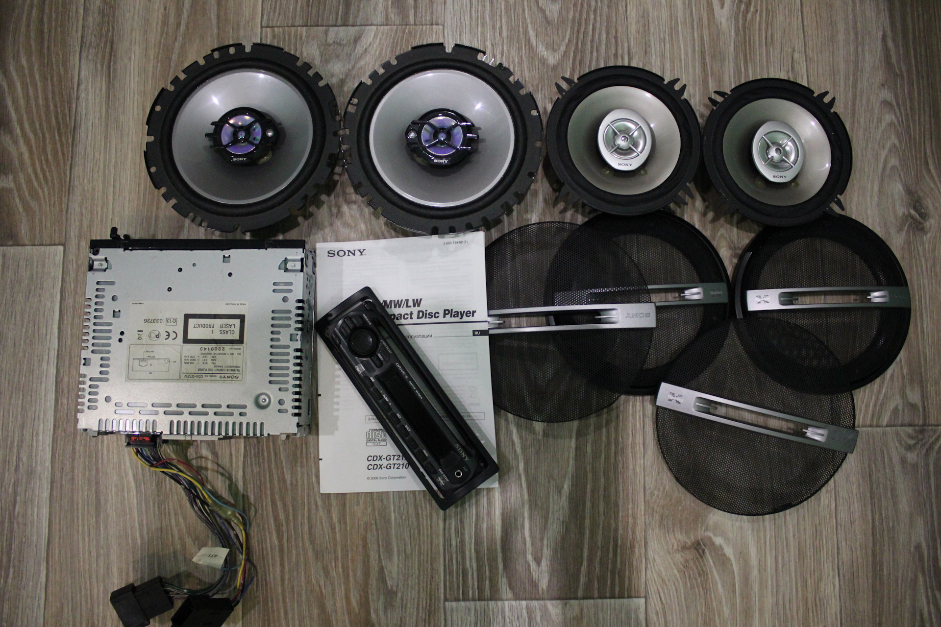 Избавляемся от акустики и магнитолы Sony Xplod — Lada Калина хэтчбек, 1 ...