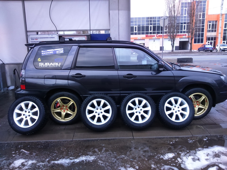 Зима прошла — Subaru Forester (SG), 2 л, 2007 года | шины | DRIVE2