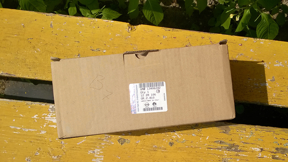 Номерок — если что — Opel Meriva (B)