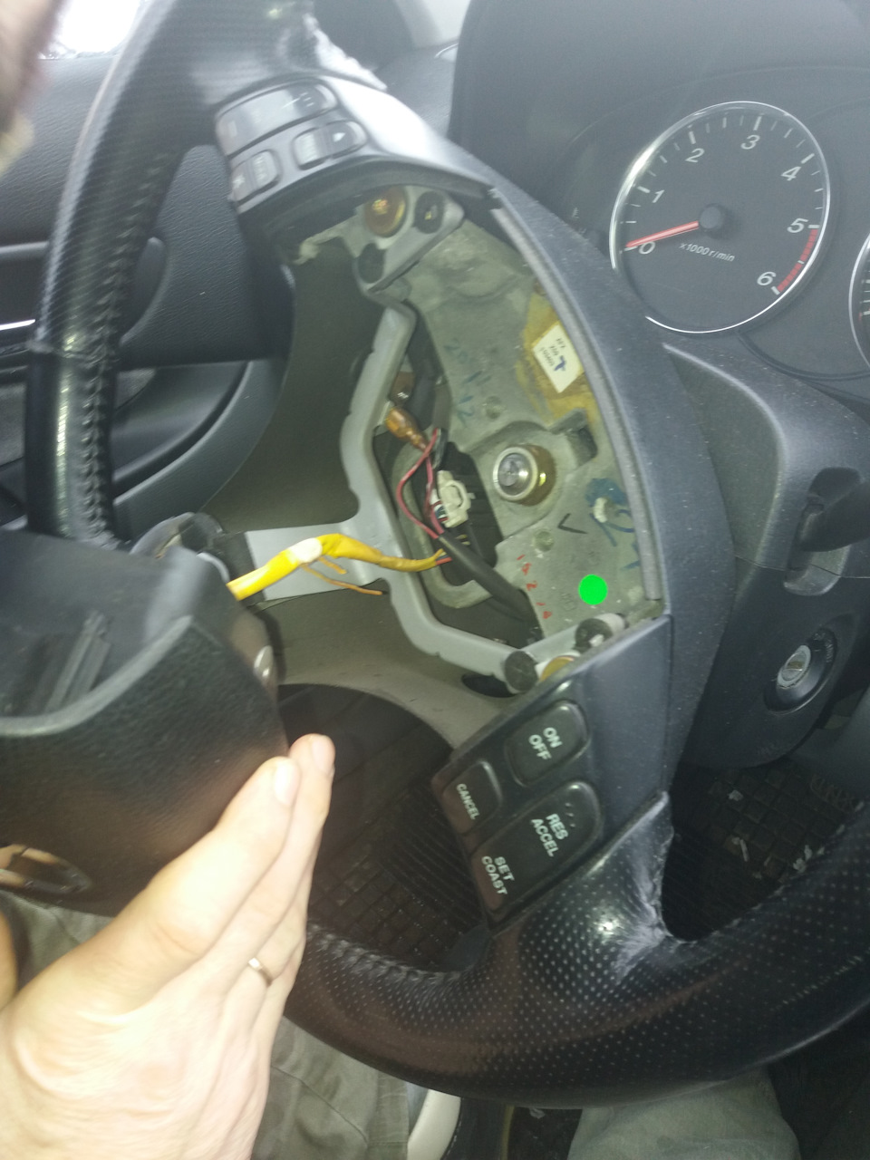 Дребезжание руля — Mazda 6 (1G) GG, 2 л, 2003 года | своими руками | DRIVE2