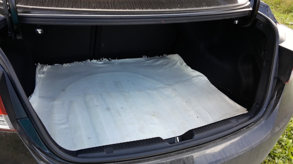 Коврик в багажник — Hyundai Elantra (5G), 1,6 л, 2013 года | аксессуары ...