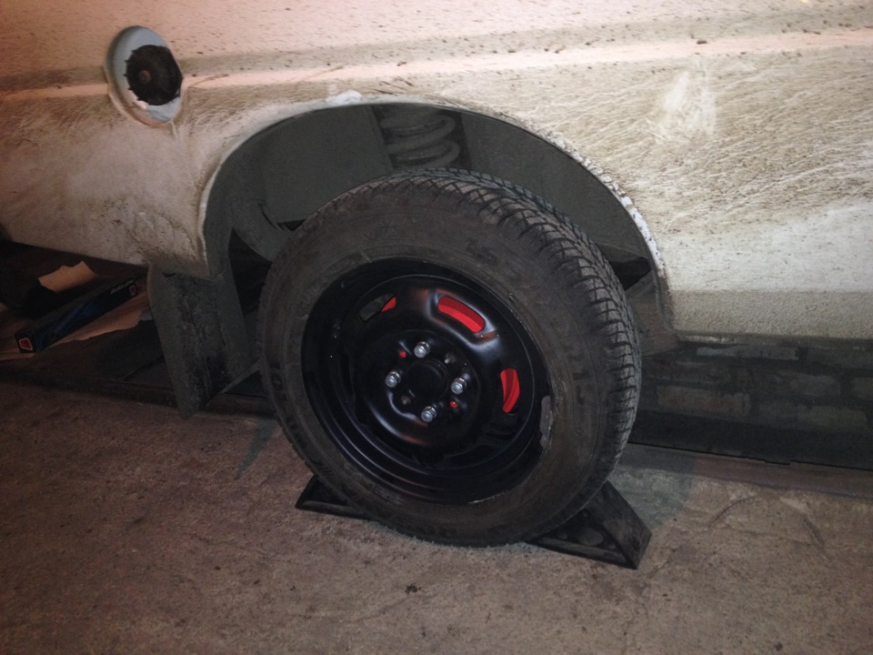 Установка Вазовской ходовой ч.2 (задние колеса) — ЗАЗ 1105, 1,5 л ...