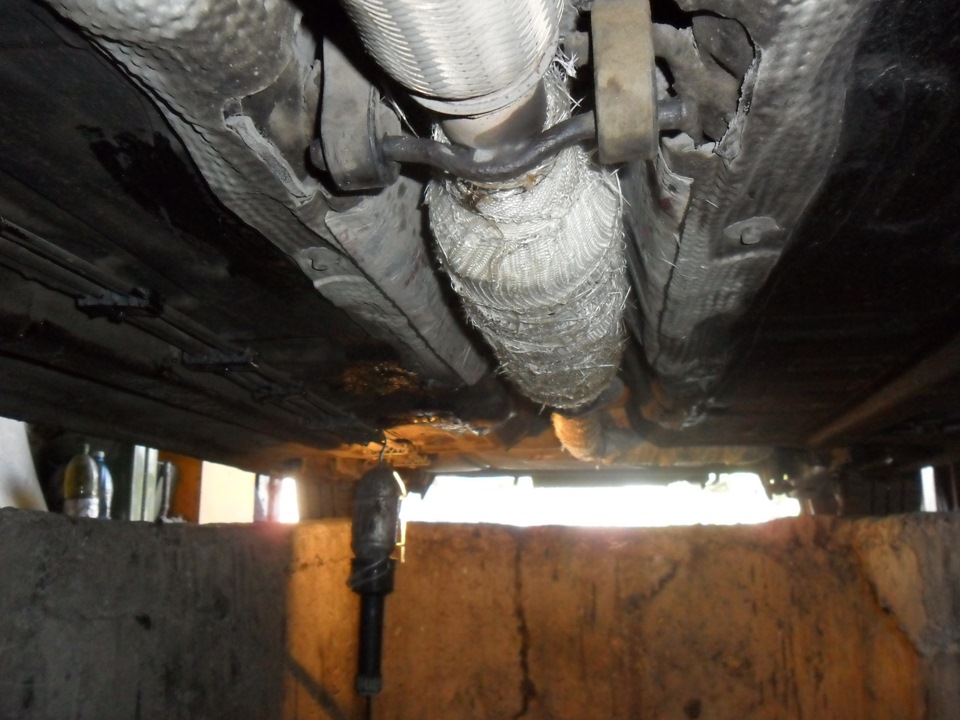 Доработал выбитый катализатор и остальную трубу выхлопа — Chery Kimo, 1 ...