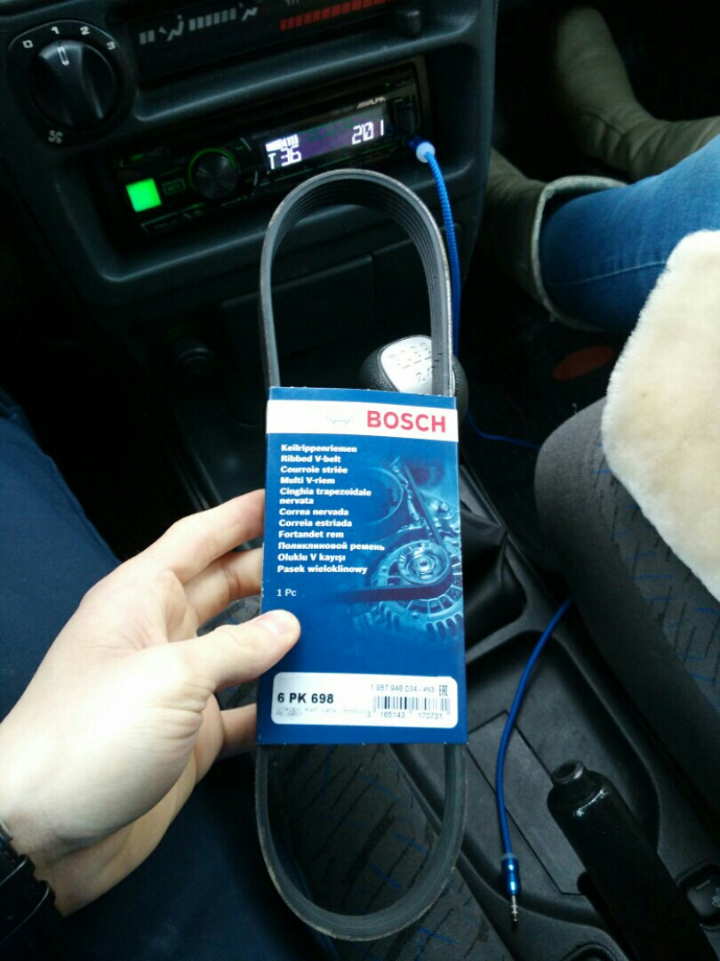 Замена ремня генератора и ромашек — Lada 2114, 1,6 л, 2011 года | визит ...