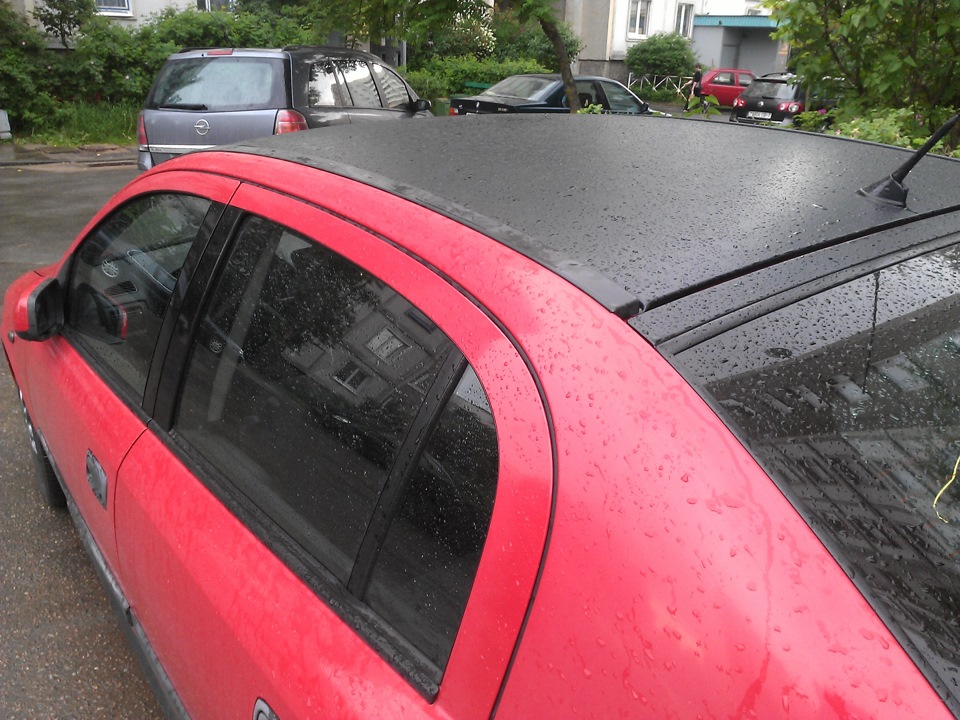 пленка на крышу — Opel Astra G, 1,7 л, 2001 года | тюнинг | DRIVE2