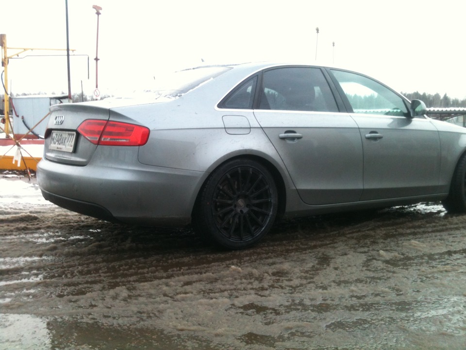 winter mode — Audi A4 (B8), 2 л, 2008 года | колёсные диски | DRIVE2