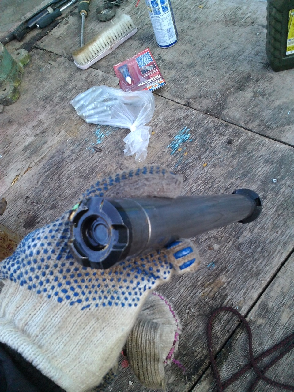 Качаем стойки demfi -70 на масло) — Lada 2114, 1,6 л, 2006 года ...