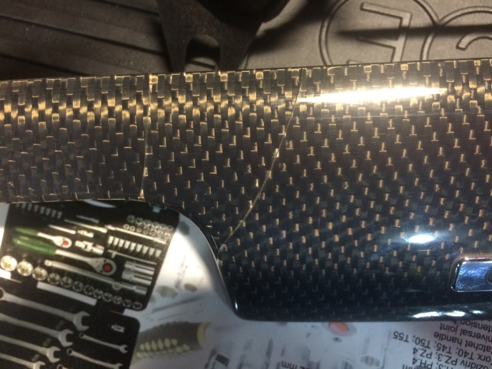 Ремонт карбоновых накладок! — Audi A4 (B7), 2 л, 2007 года | своими ...