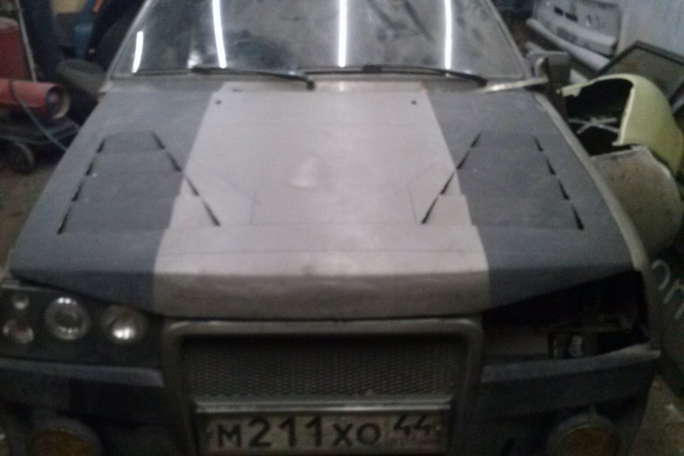 делаем жабры на капот part #1 — Lada Baltic, 1,5 л, 2001 года | тюнинг ...