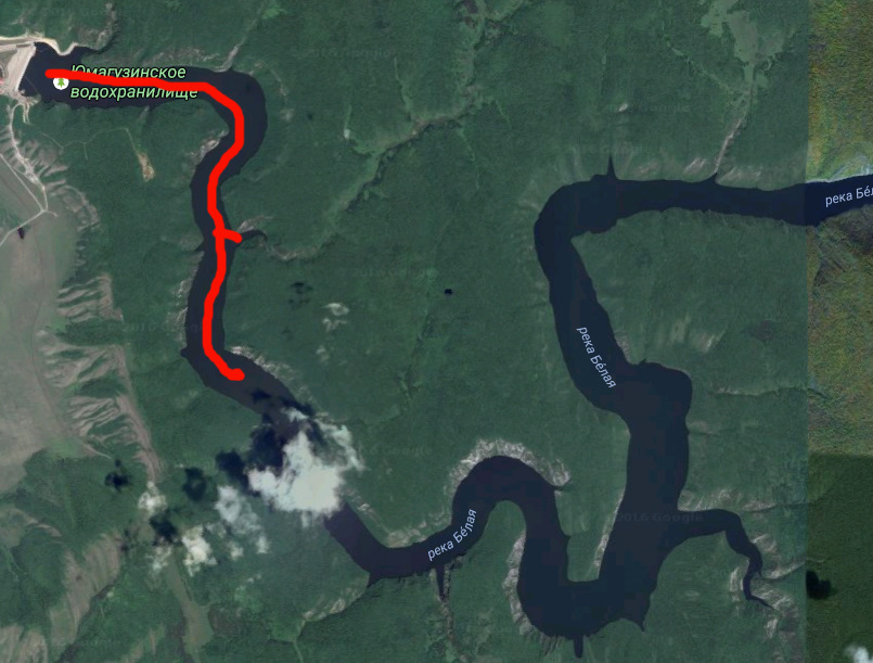 Сплав по Юмагузинскому водохранилищу маршрут