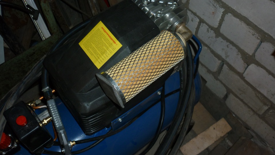 самодельный воздушный фильтр для компрессора