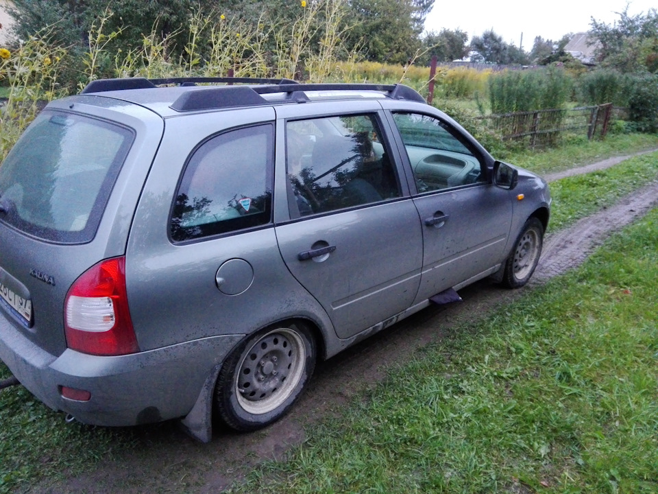 Завышение калины. Задние проставки — Lada Калина Универсал (1G), 1,6 л ...
