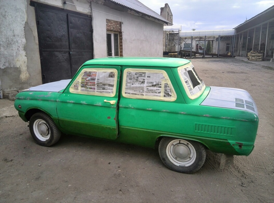 Покраска — ЗАЗ 968, 1,2 л, 1983 года | своими руками | DRIVE2