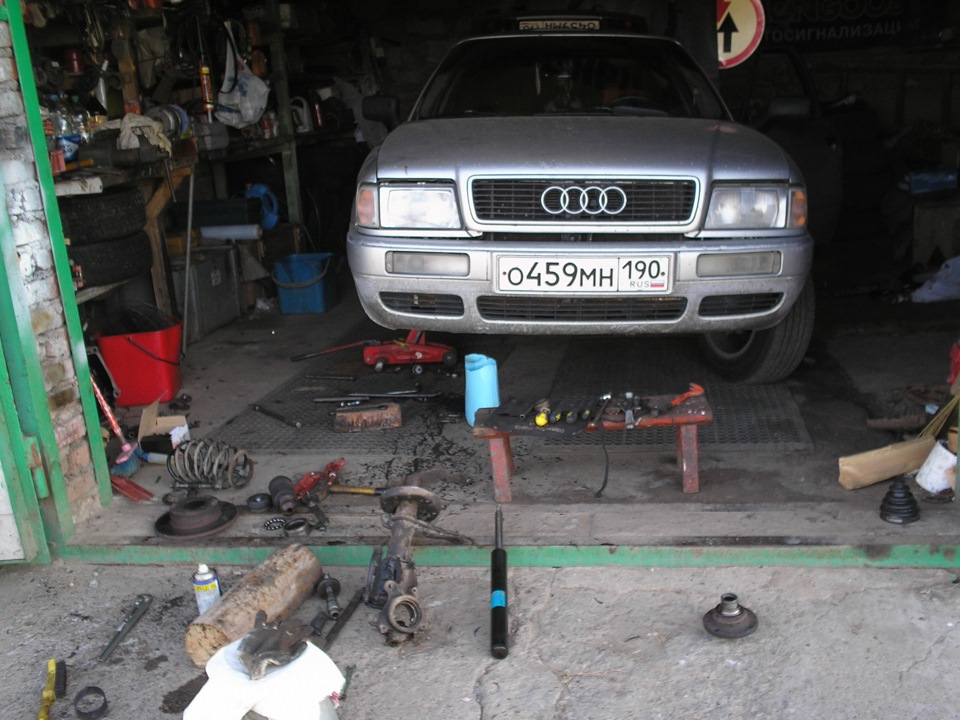 Покавырял подвеску — Audi 80 (B4), 2 л, 1992 года | своими руками | DRIVE2