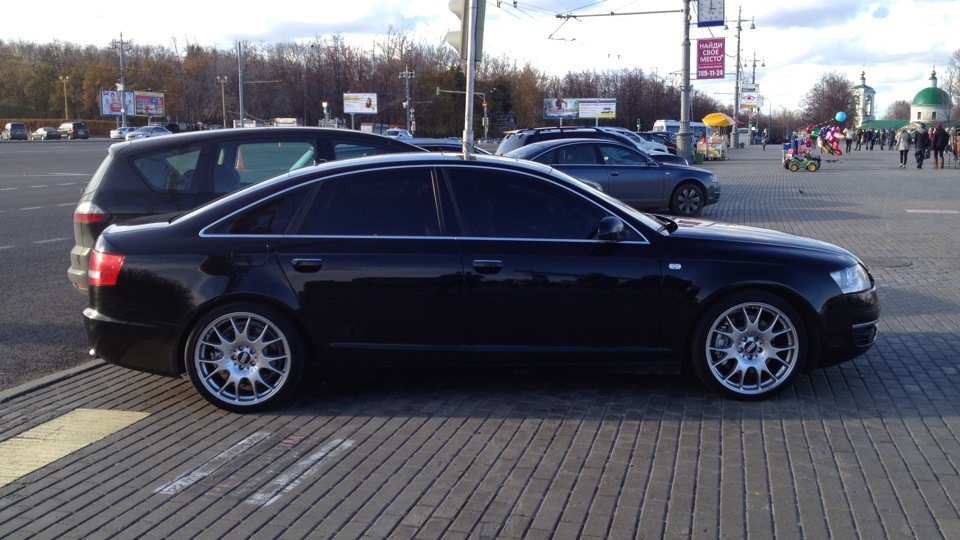 Занижение audi a6 c6