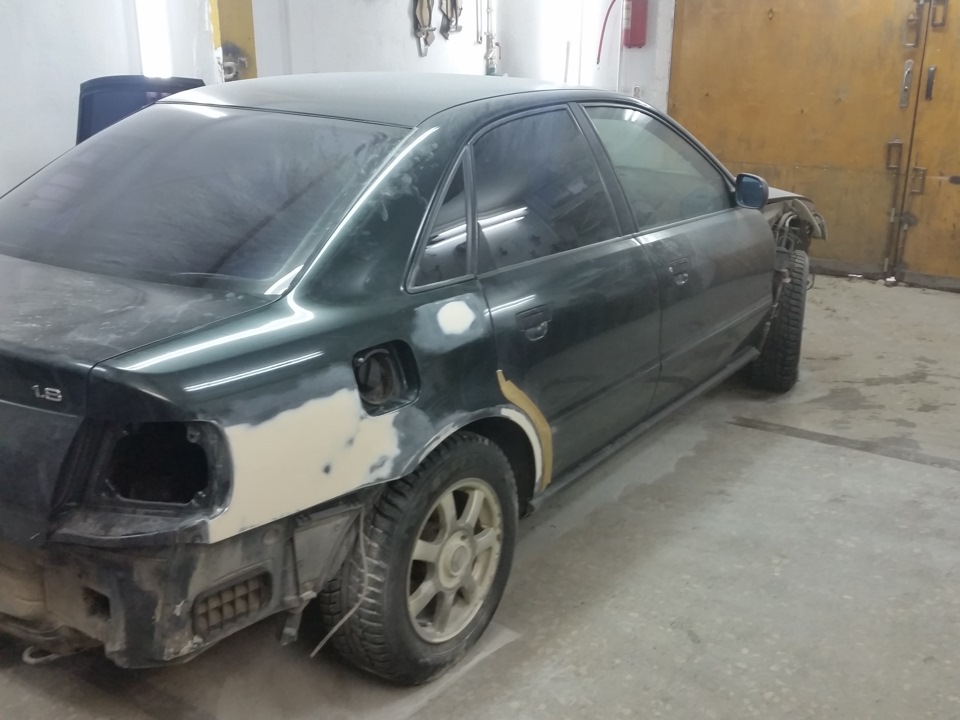 Наводим марафет. — Audi A4 (B5), 1,8 л, 1995 года | кузовной ремонт ...